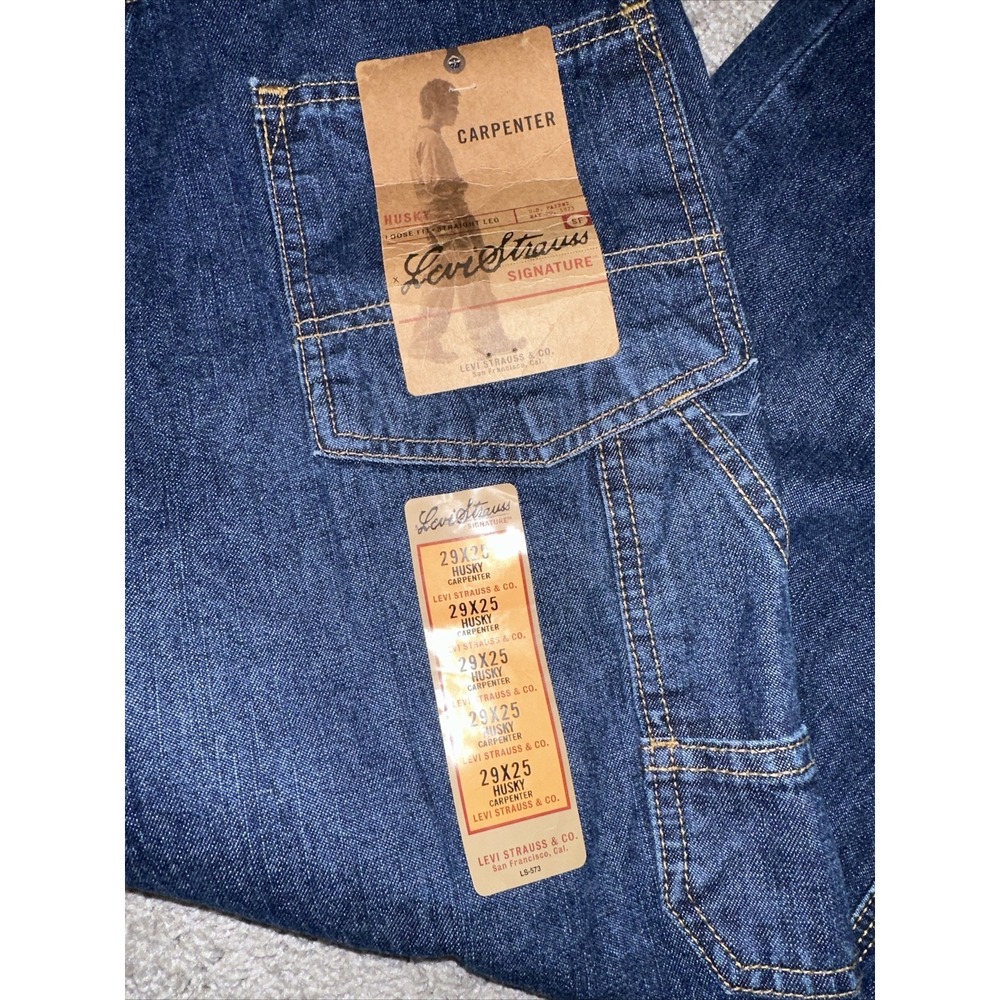 Levi's Levi Strauss Signature Collection Carpenter Jeans 29x25 NWT